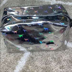 PINK Holographic Makeup Bag